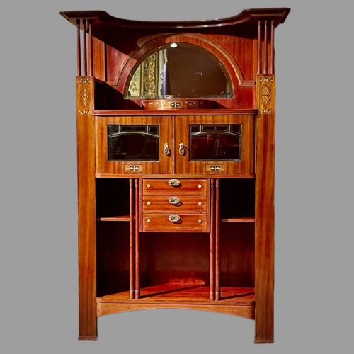 1543901-main-681d9c350d46a Bibliothèque Cabinet D’inspiration Biedermeier XIX ème