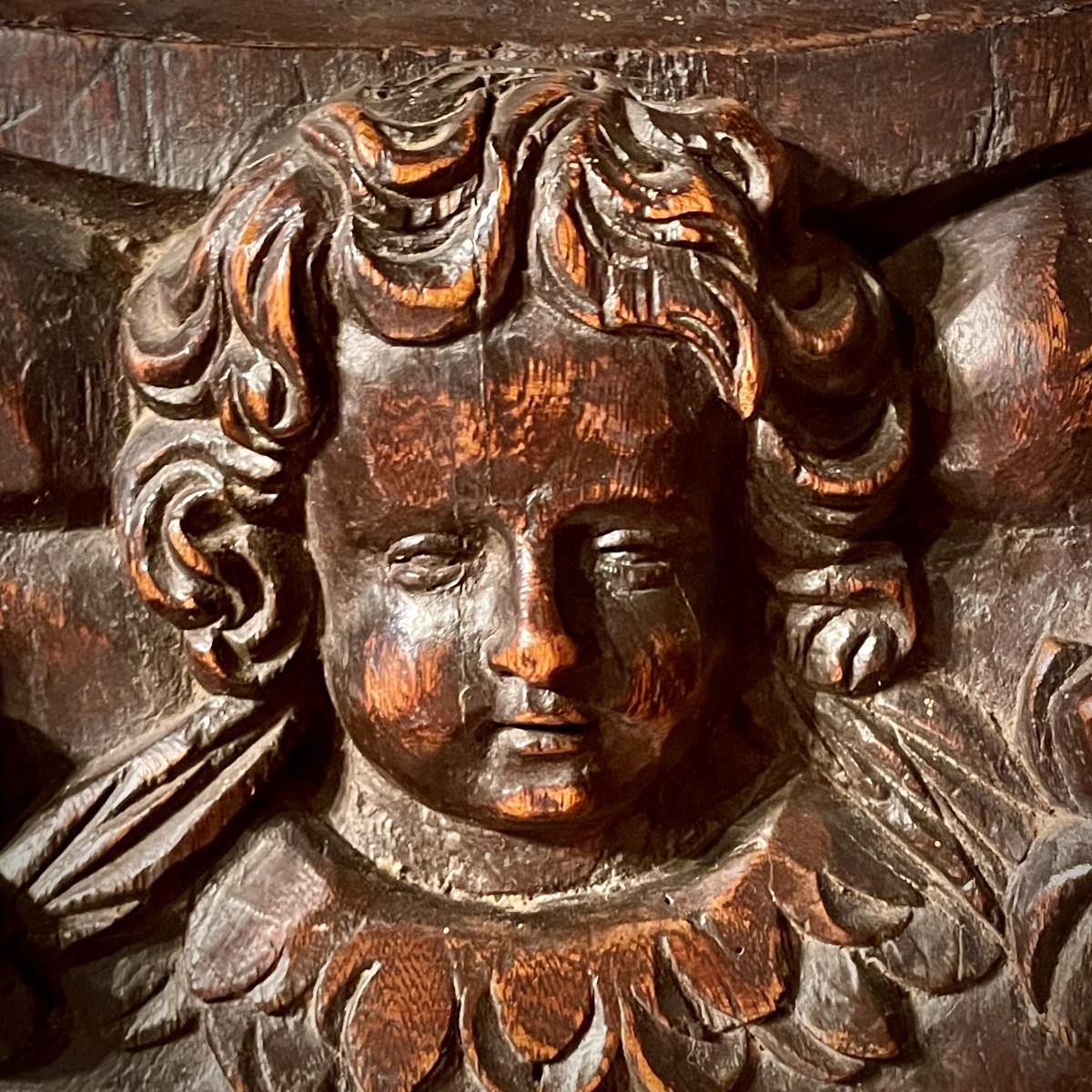 Reliquaire 4 Têtes D’anges Ste Colette St Janvier St Romuald St Gervais – Image 6