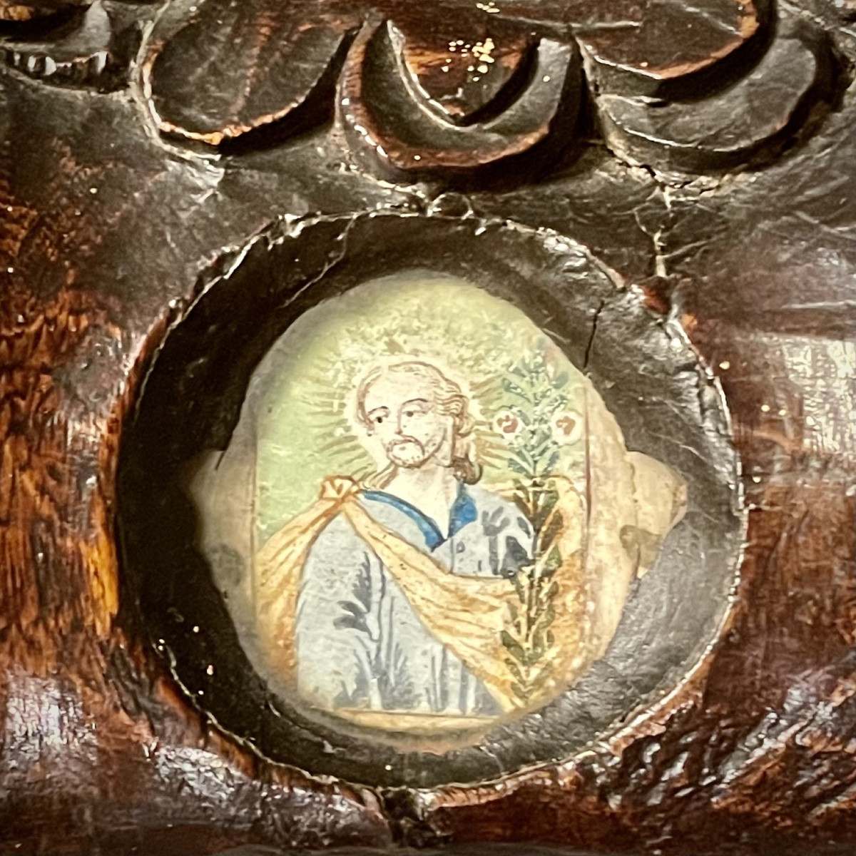 Reliquaire 4 Têtes D’anges Ste Colette St Janvier St Romuald St Gervais – Image 10