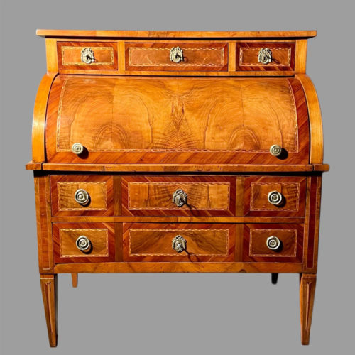1624799-main-68dc5bde8bf26 Bureau Secrétaire à Cylindre Marqueté XVIII ème