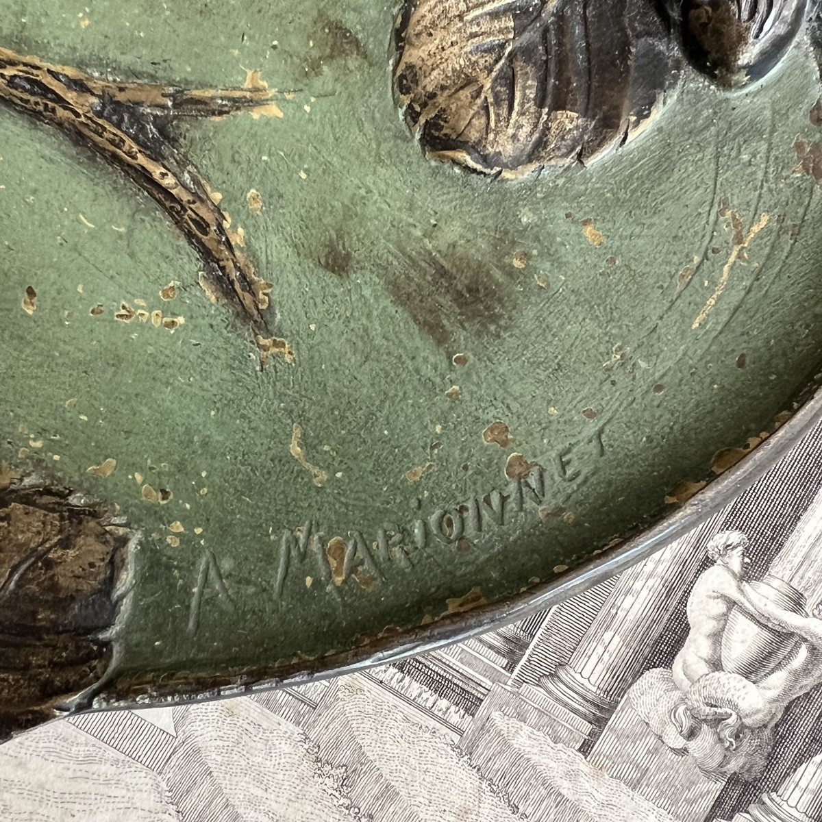 Coupe Vide Poche Bronze Par Albert Marionnet – Image 4