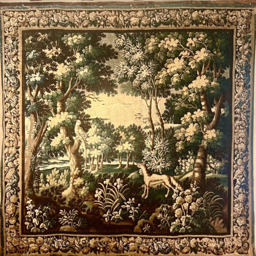 Tapisserie verdure du XVIIIᵉ Aubusson