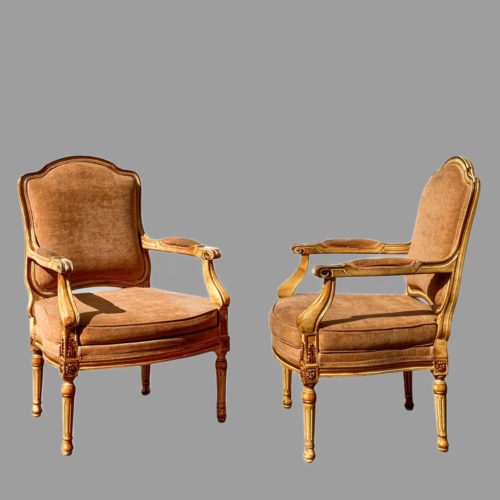 Paire de fauteuils Style Louis XVI transition