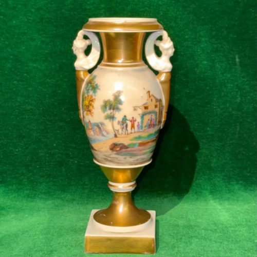 Vase aux paysages d’Italie Porcelaine de Paris - XIX ème