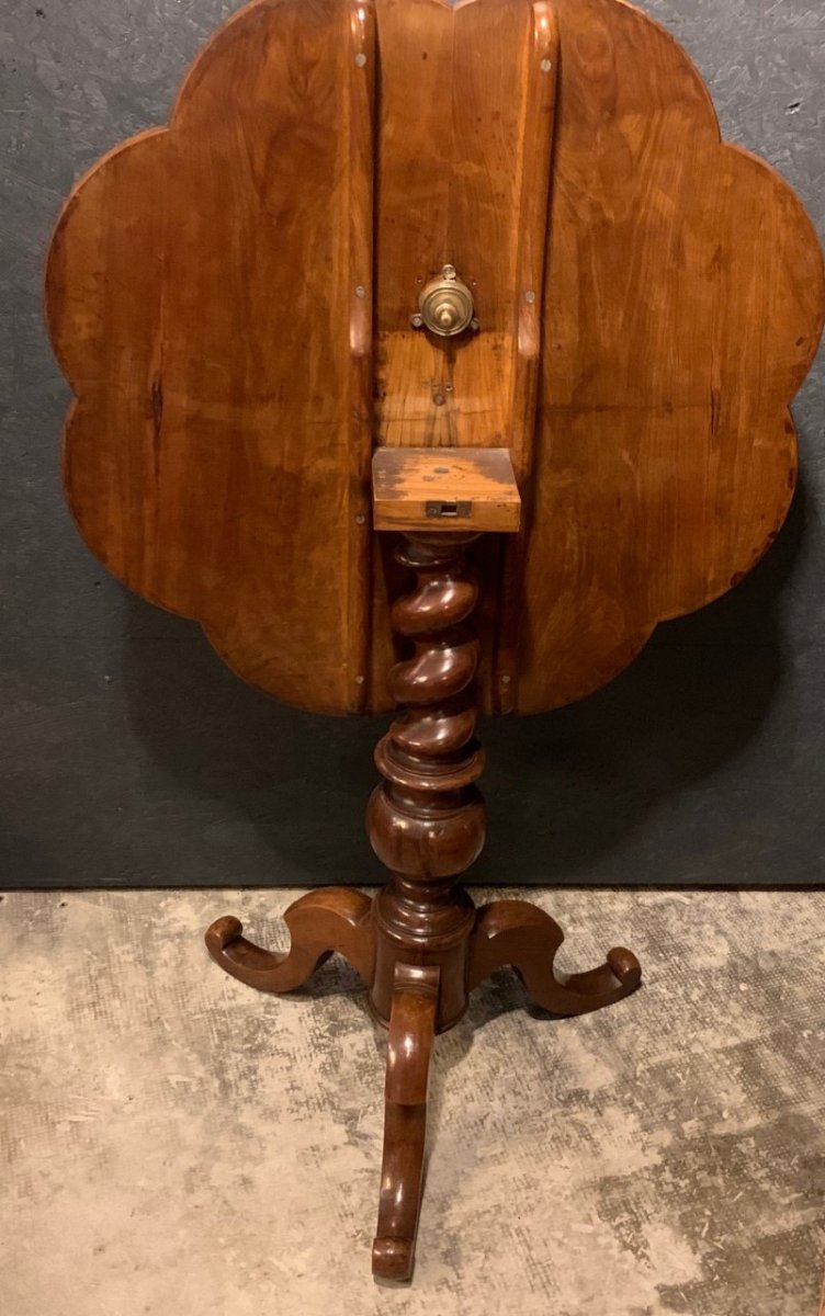 Table Marquetée, scène à Menton Travail De Sorrente – Image 6