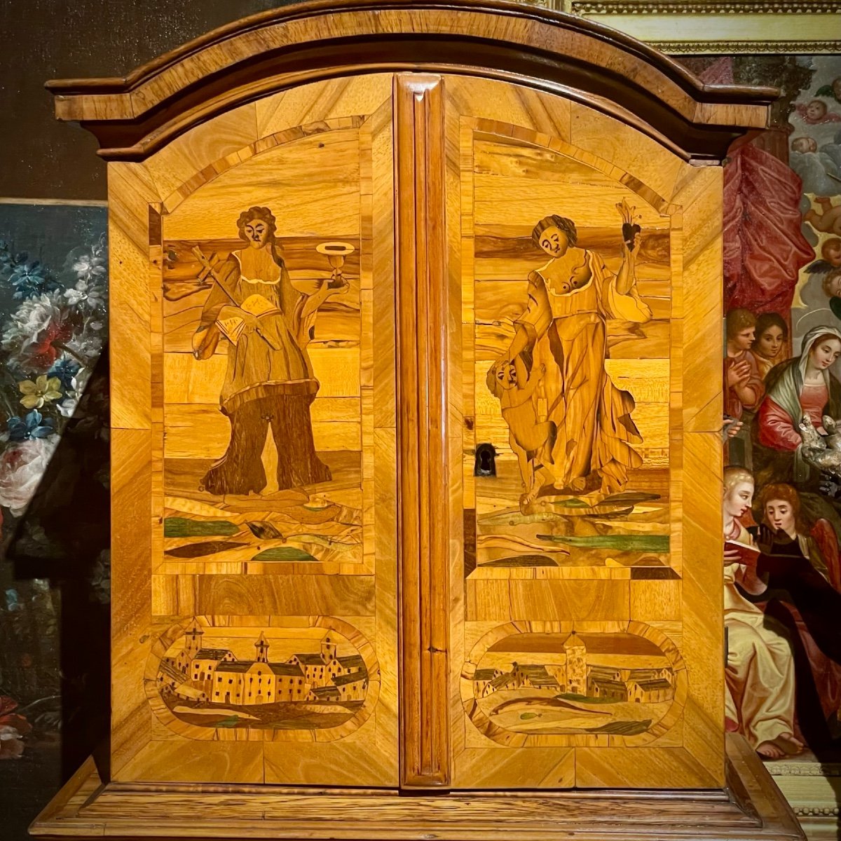 Cabinet XVIII ème Marqueté – Image 4