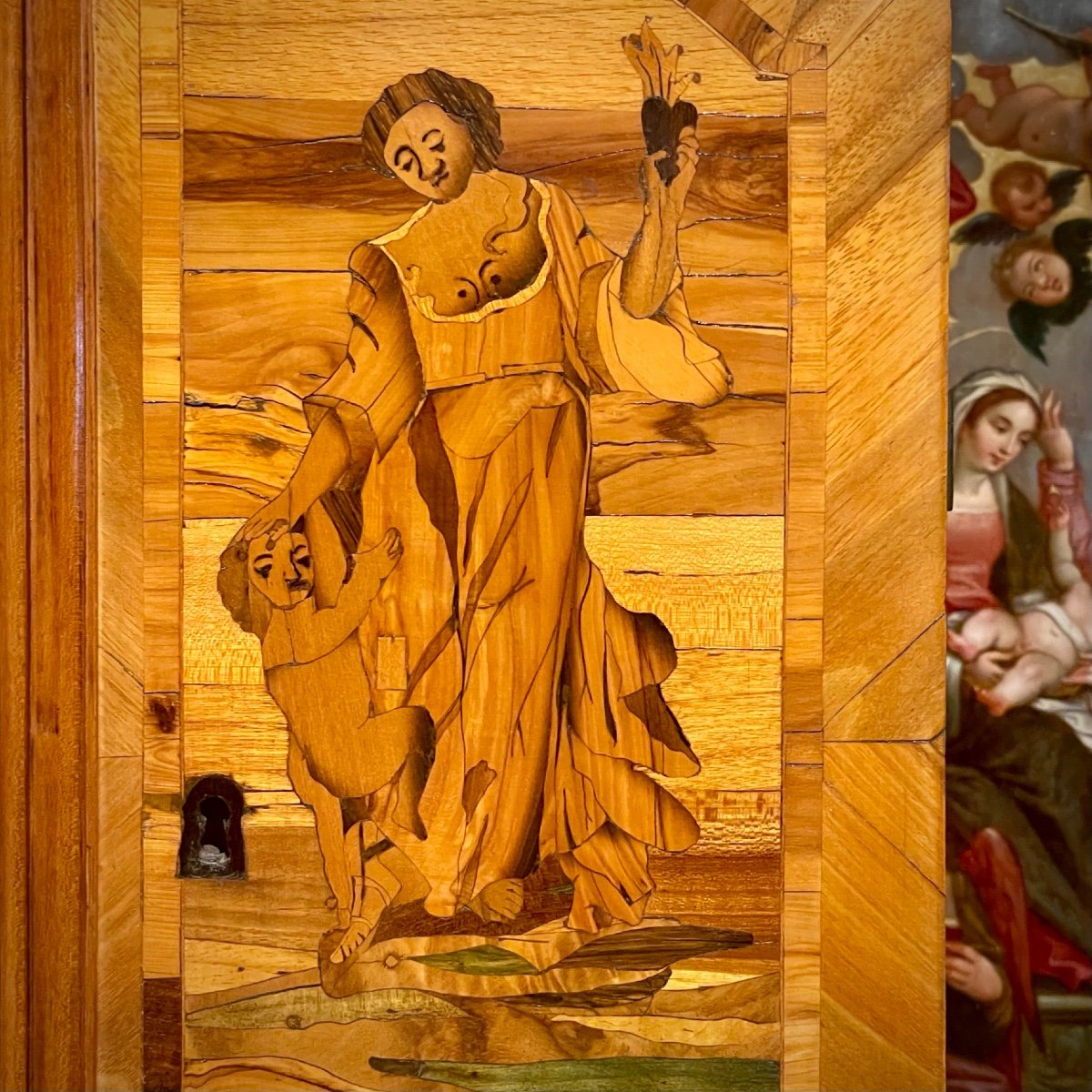 Cabinet XVIII ème Marqueté – Image 9