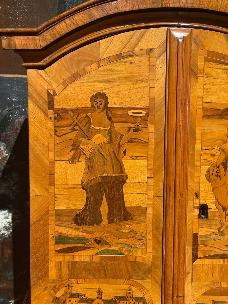 Cabinet XVIII ème Marqueté – Image 10
